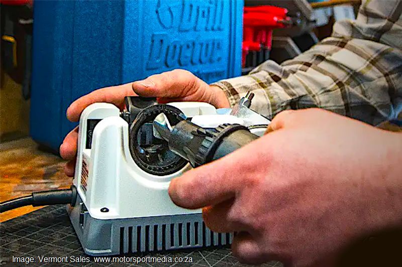 motorsportmedia.co.za The Drill Doctor will save on bit costs in the